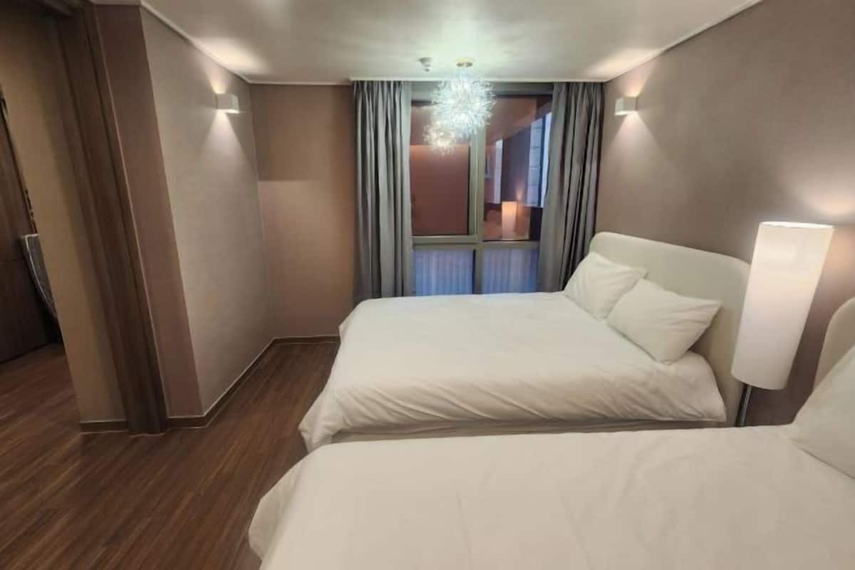 1 kamar tidur, seprai katun Mesir, dan seprai premium