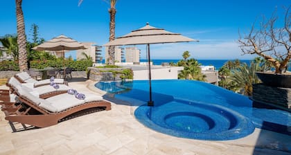 Cabo Corridor Villa Blue Sea 9 with 1 Way Trans