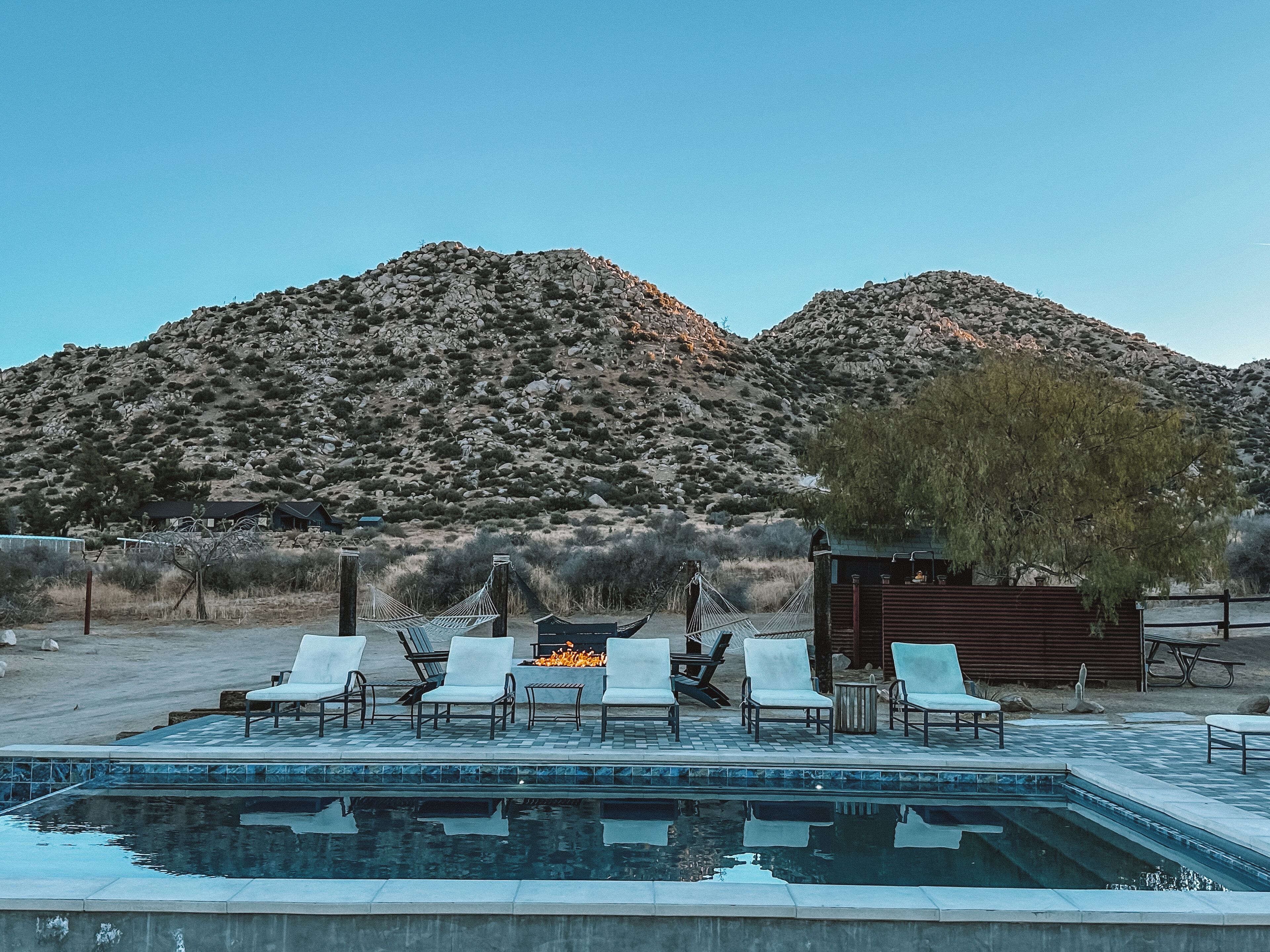 Udendørs pool, opvarmet pool