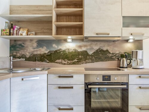 Large modern holiday apartment near the ski bus