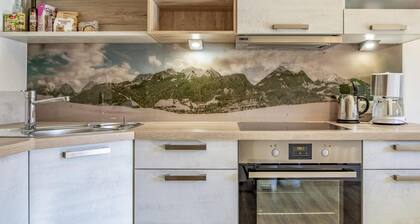 Large modern holiday apartment near the ski bus