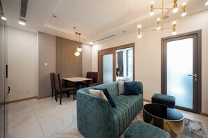 Deluxe Apartment, Balcony, City View | 1 bedroom, desk, laptop workspace, blackout drapes - DE LA SOL Centre Point (Ho Chi Minh City)