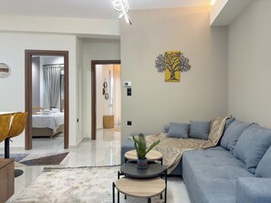 Smart TV - Modern Muse Two-Bedroom Apartment (Thessaloniki)