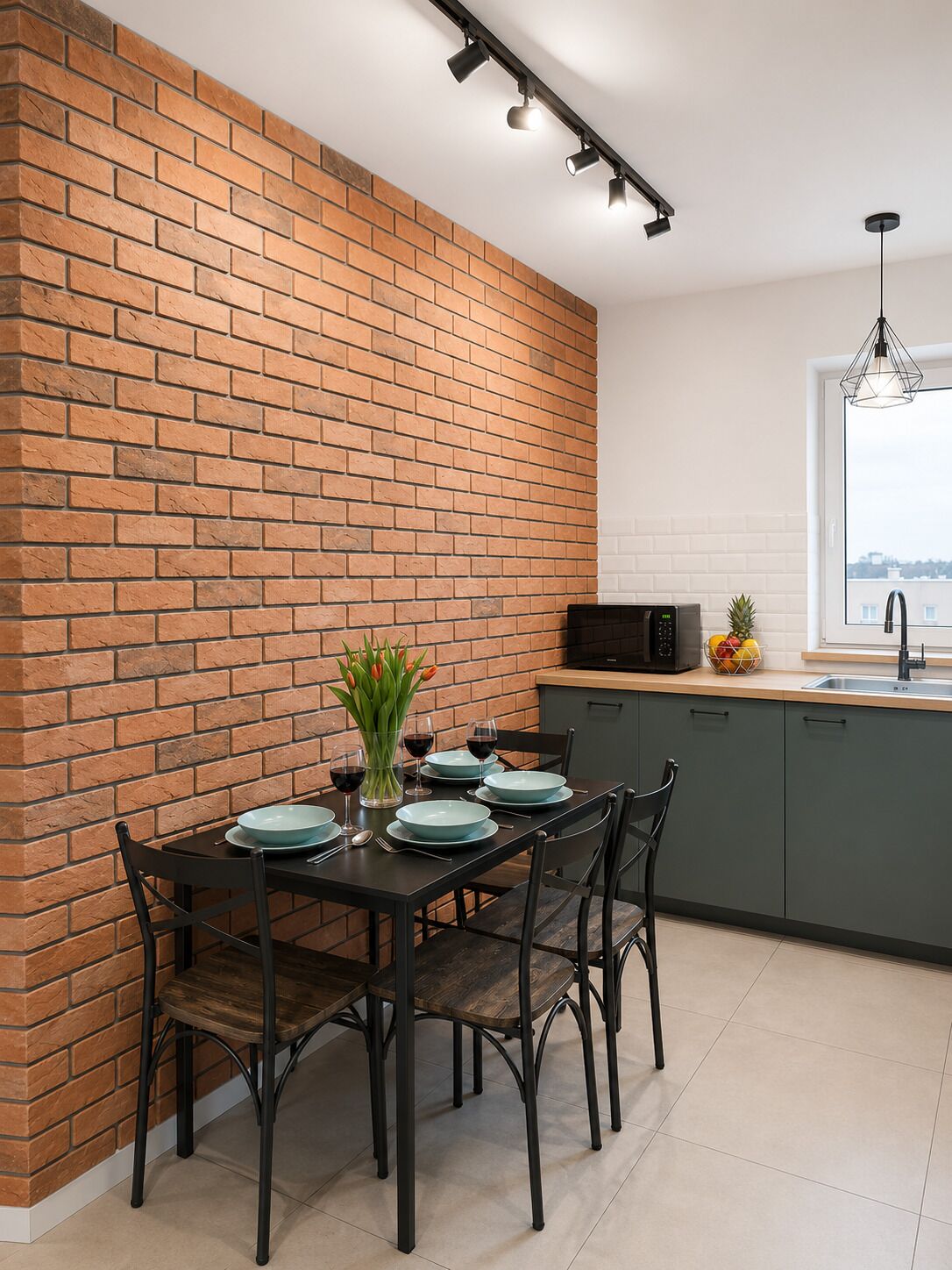 Comfort-Apartment, Balkon, Stadtblick | Eigene Küche | Kühlschrank, Mikrowelle, Ofen, Herdplatte