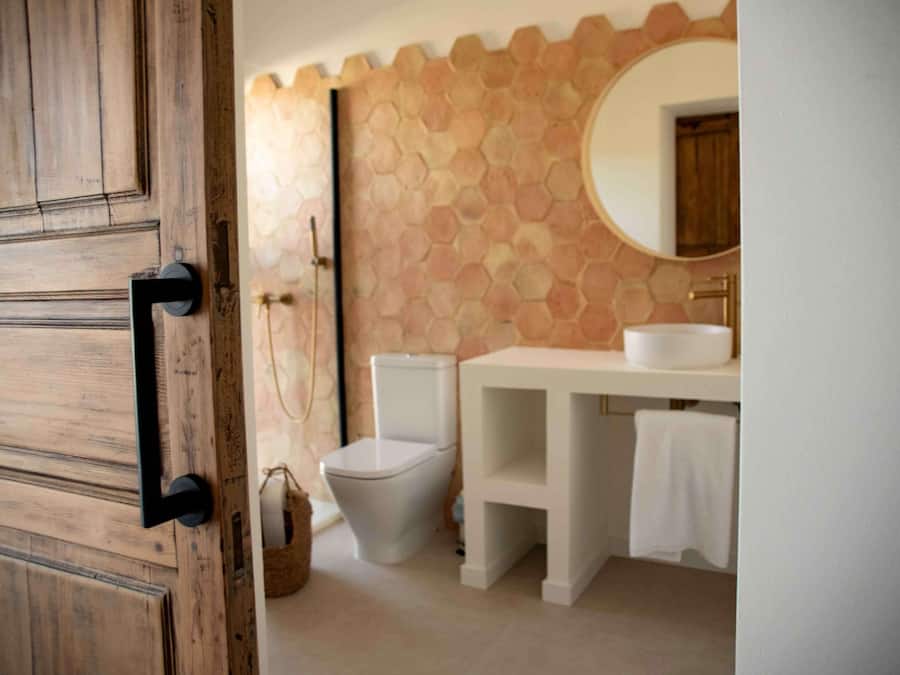 Habitación Deluxe doble, balcón, vistas a la montaña | Baño