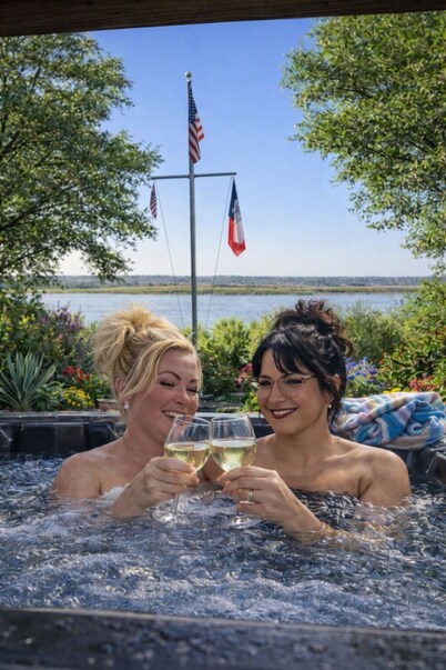 Granbury Lake Front Home, 4 bed, 3.5 bath, dock/lift , Jet ski, hot tub, fishing