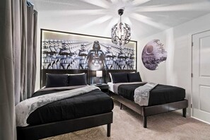 6 bedrooms, iron/ironing board, travel crib, WiFi