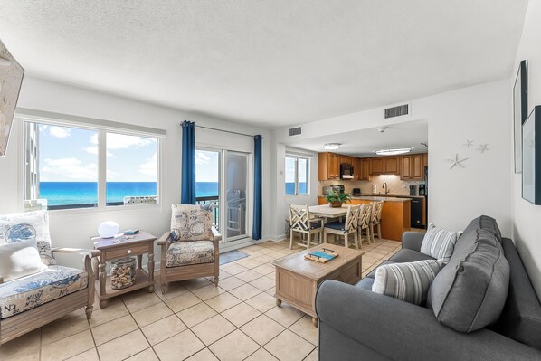 Living area - Serenity Found at Pinnacle Port A-521 (Panama City Beach)