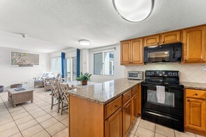Fridge, microwave, dishwasher, coffee/tea maker - Serenity Found at Pinnacle Port A-521 (Panama City Beach)