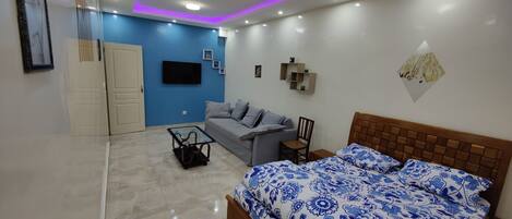 1 間睡房、書桌、免費 Wi-Fi、床單