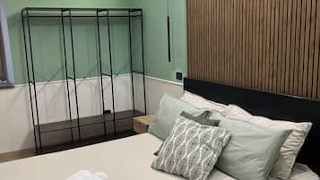 2 bedrooms, travel crib, WiFi, bed sheets