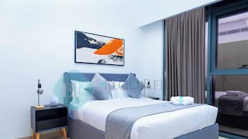 1 bedroom, in-room safe, iron/ironing board, free WiFi
