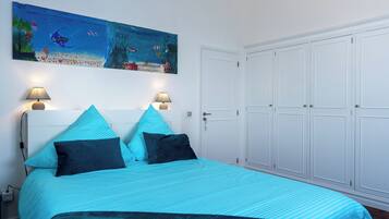 Deluxe studio Azul, sea view | Individually decorated, individually furnished, free WiFi, bed sheets