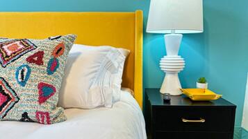 4 habitaciones, tabla de planchar con plancha, wifi y ropa de cama