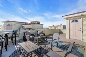 Outdoor dining - 4BR Rooftop Retreat Near Beach w/ Elevator & Parking (Seaside Heights)