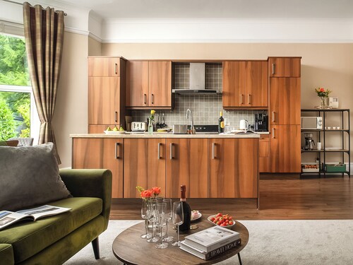 A stylish apartment in Trefriw, set in a grand Edwardian house.