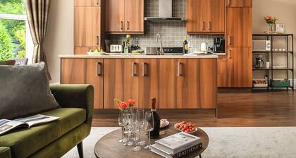 A stylish apartment in Trefriw, set in a grand Edwardian house.