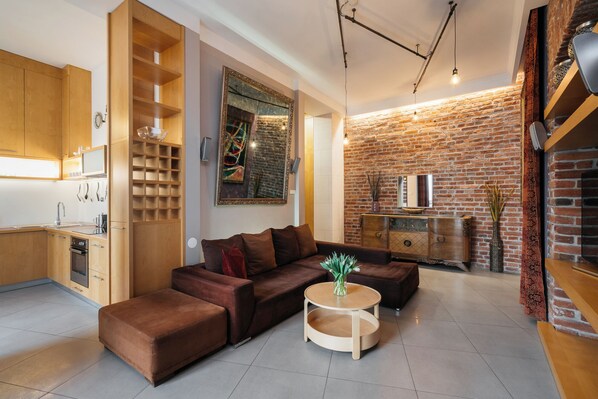 Living area - Native Apartments Krupnicza 7 (Kraków)