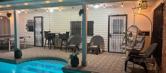 Level up lounge home. Great family retreat!