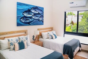 4 bedrooms, in-room safe, iron/ironing board, free WiFi