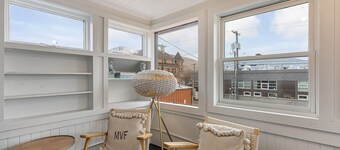 Second floor 2 bdrm off Missoula's Hip Strip, across river from downtown