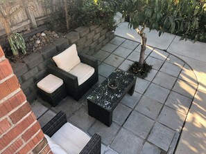 Terrace/patio - Sunny, Charming, Historic 2-Level Cottage-Patio/Yard-Blocks To Beaches/Shops-OB (San Diego)