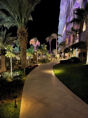 Overnatningsstedets område