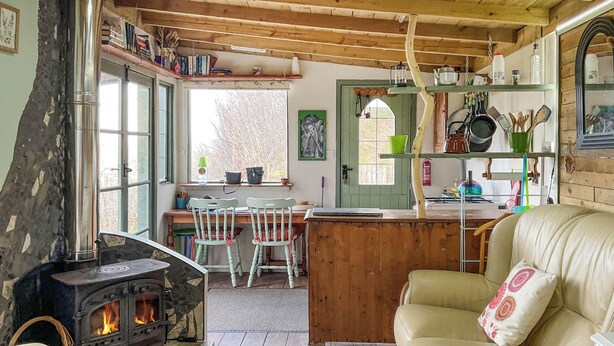 Unclassified image, 1 of 9, button - The Cabin In The Woods - UK49023 (Llanybydder, near Lampeter)