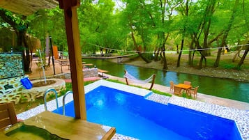 Seasonal outdoor pool