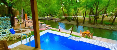 Seasonal outdoor pool