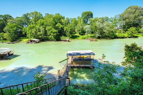 Stream Come True on Little Red River w/Dock Upstream from Trophy Fishing