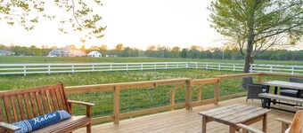 Spacious 5-bedroom farmhouse with country views in charming Prairie Grove