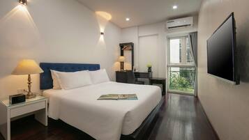 Phòng đôi Superior | Phòng cách âm, truy cập Internet không dây miễn phí, bộ trải giường