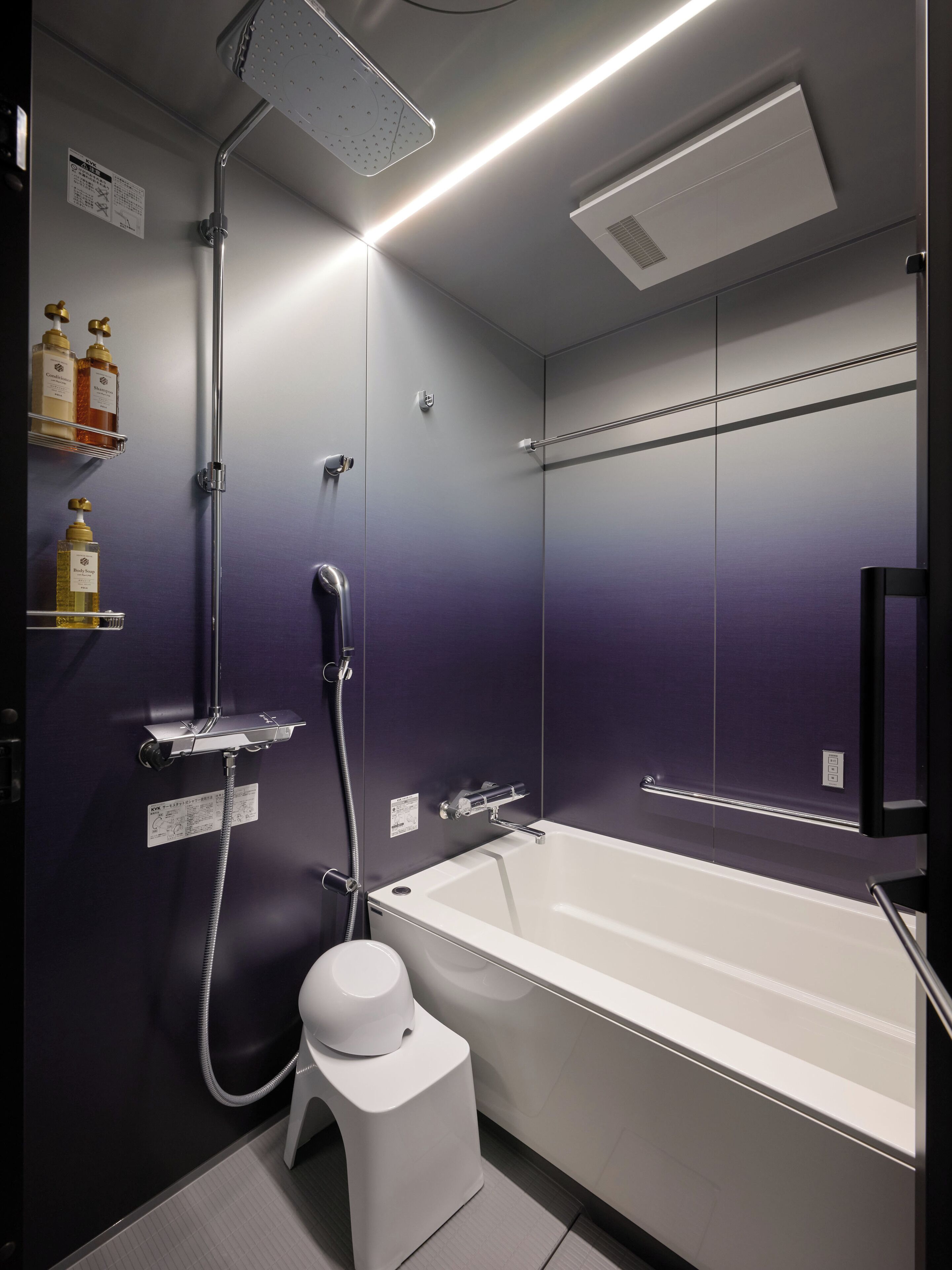 Free toiletries, hair dryer, slippers, bidet