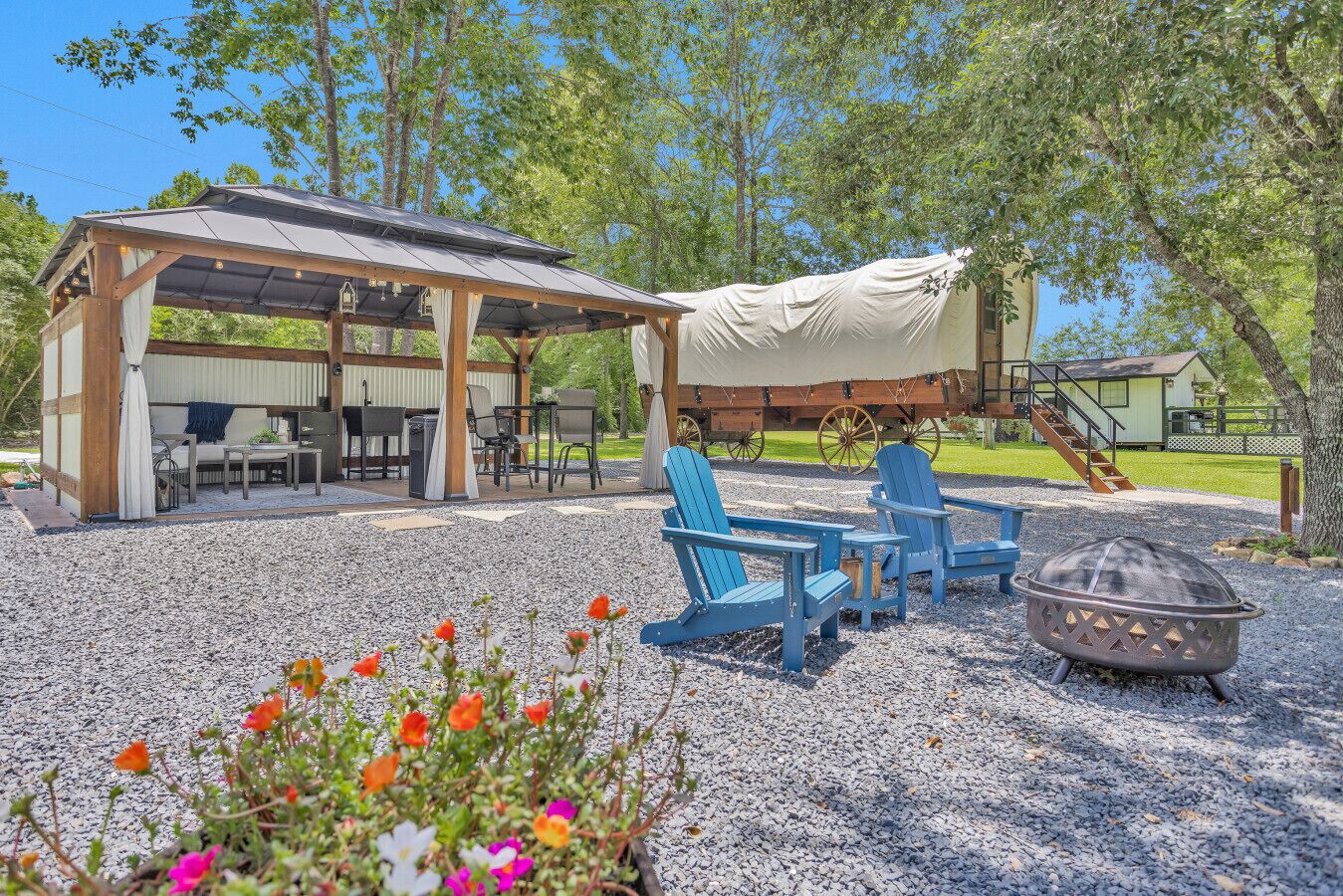 Enceinte de l’hébergement