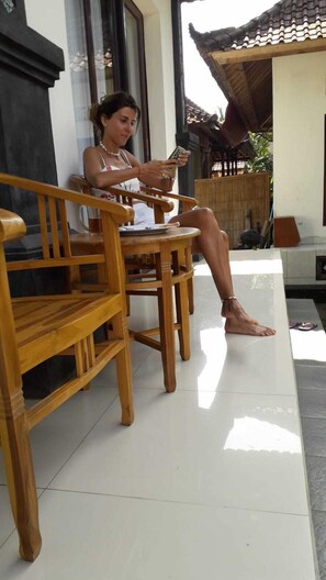 Façade de l’hébergement