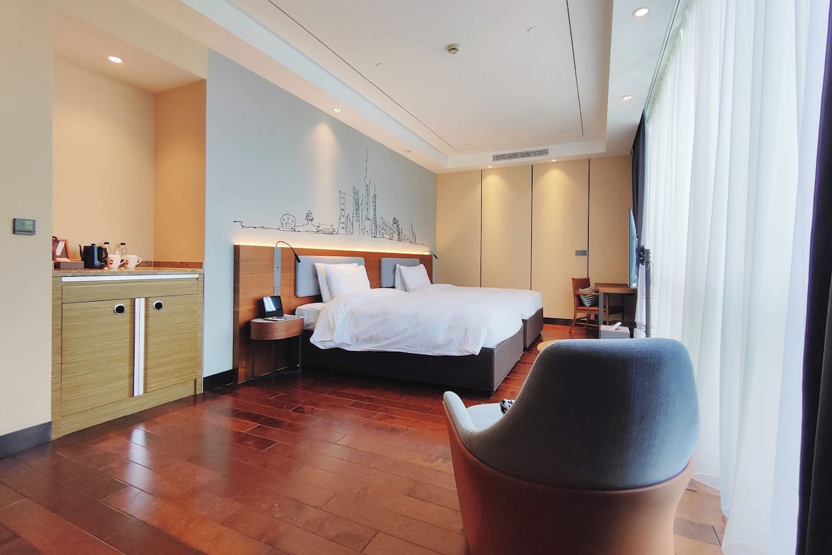 Standard-Doppel- oder -Zweibettzimmer, Gartenblick