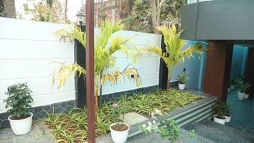 Overnatningsstedets facade