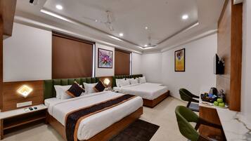 Perhehuone, 1 makuuhuone | 1 makuuhuone, työpöytä, kannettavalle tietokoneelle sopiva työtila