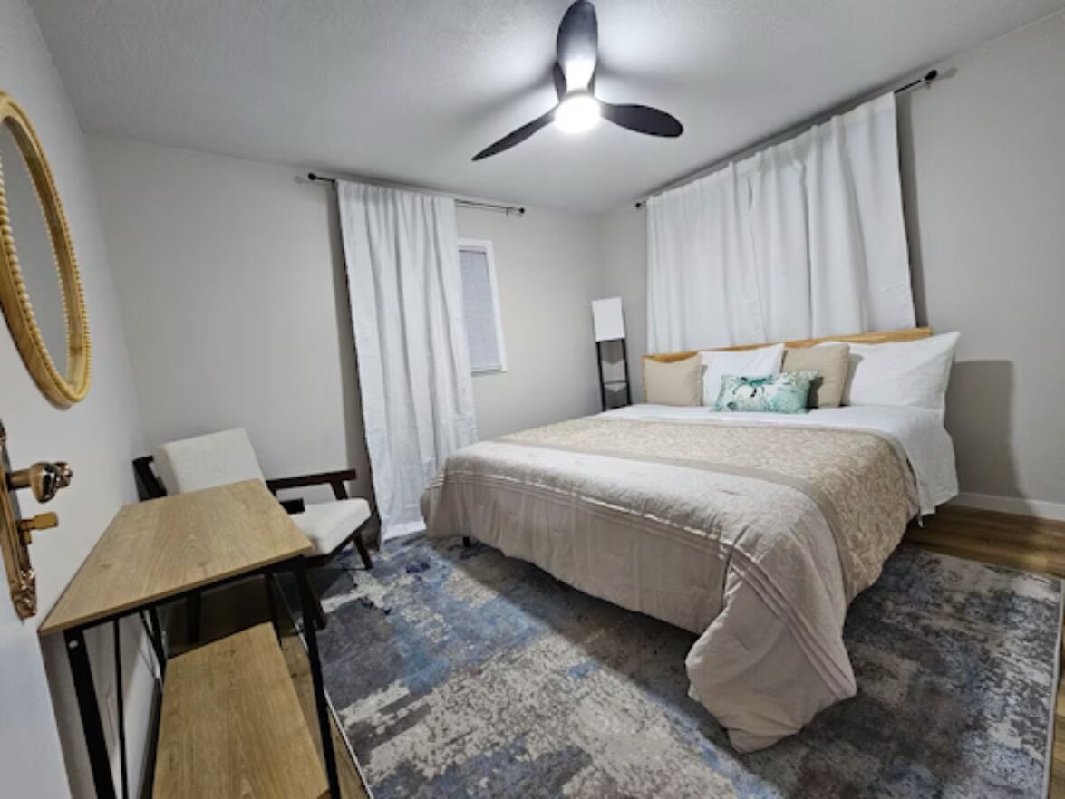 2 quartos, ferros/tábuas de passar roupa, Wi-Fi, roupa de cama