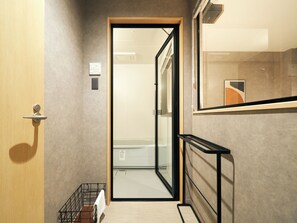 Twin Room, 2 Double Beds, Non Smoking | Bathroom | Hair dryer, slippers, soap, shampoo - LACER OKINAWA NAHA TOMARIPORT (Naha)
