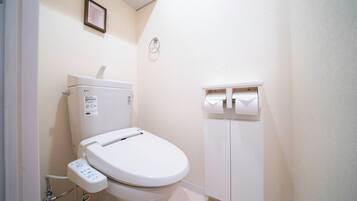 Free toiletries, hair dryer, slippers, bidet