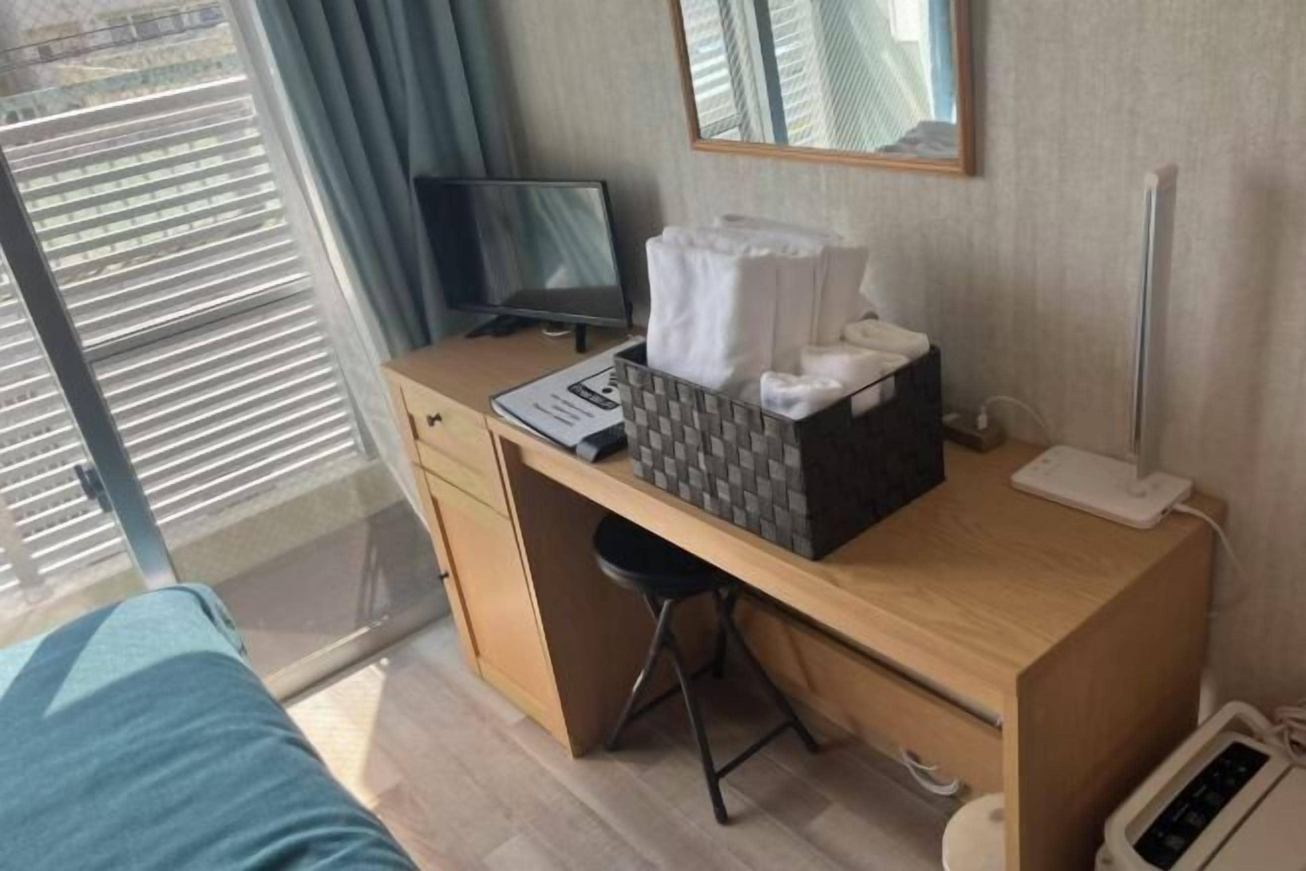 Desk, iron/ironing board, free WiFi