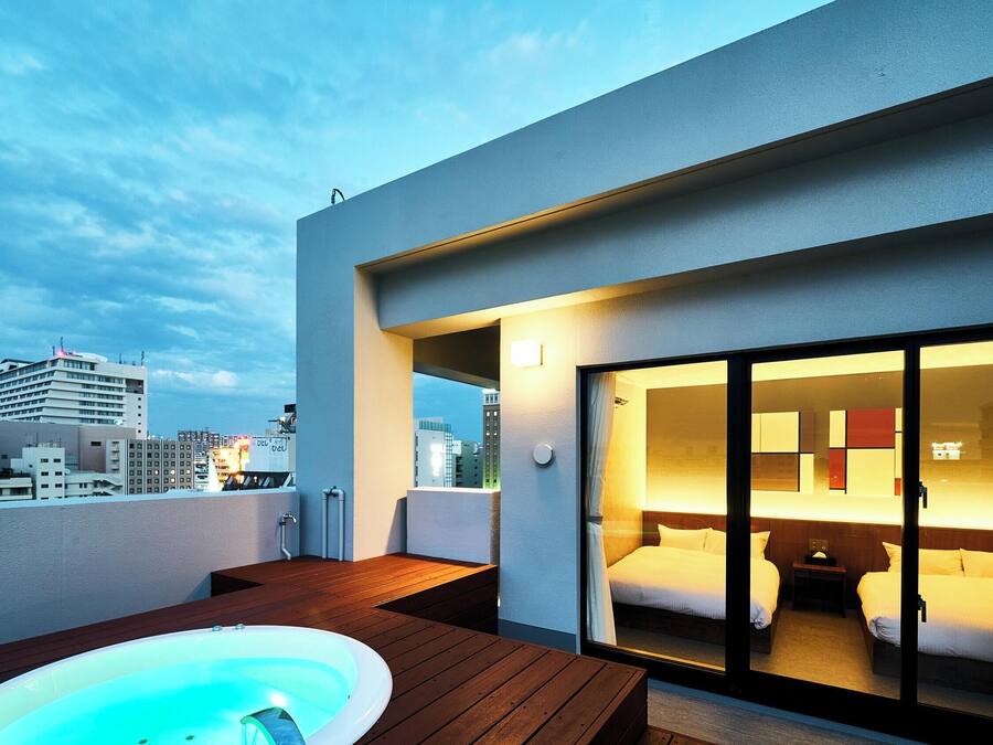 Suíte, para não fumantes, sauna seca (With private sauna and jacuzzi) | Terraço/pátio