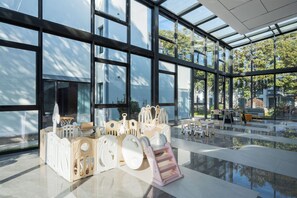 Sitteområde i lobbyen