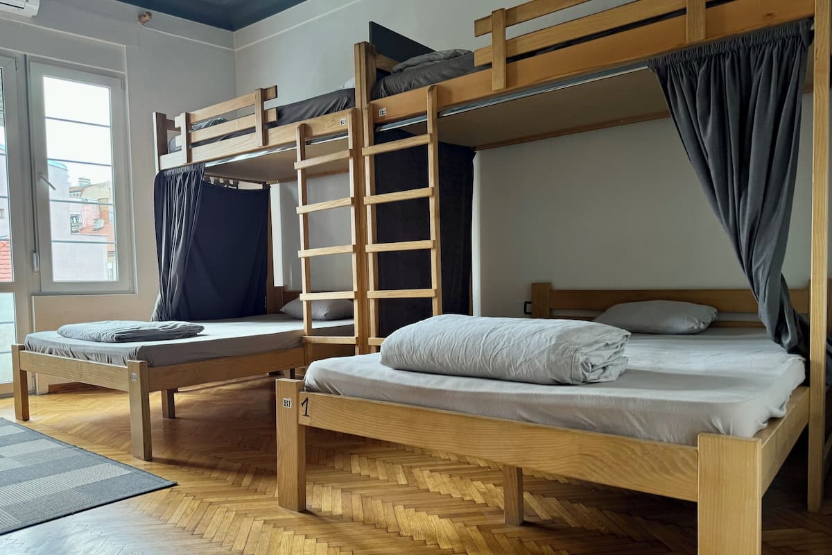Standard Shared Dormitory, Balcony | Iron/ironing board, free WiFi, bed sheets