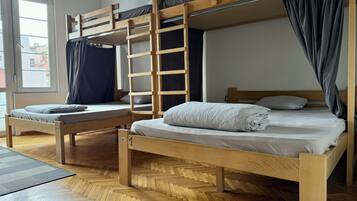 Standard Shared Dormitory, Balcony | Iron/ironing board, free WiFi, bed sheets