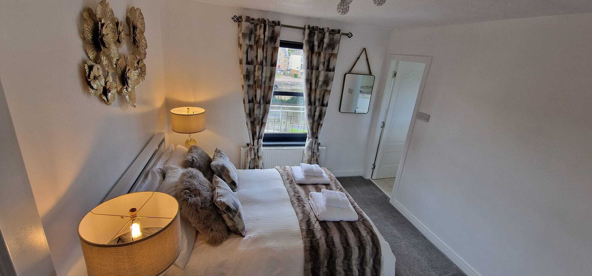 2 bedrooms, iron/ironing board, travel crib, WiFi