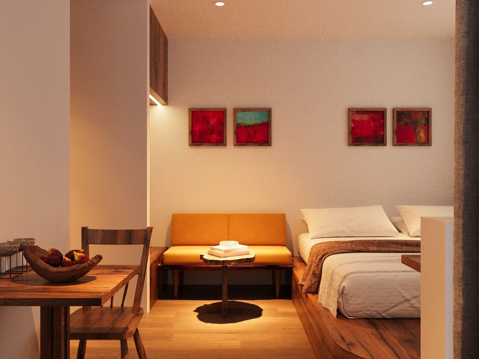 Japanese-style Studio, Balcony