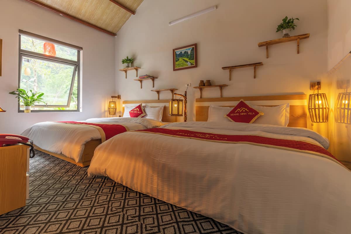 Family Quadruple Room, Courtyard View | 1 bedroom, minibar, blackout drapes, soundproofing